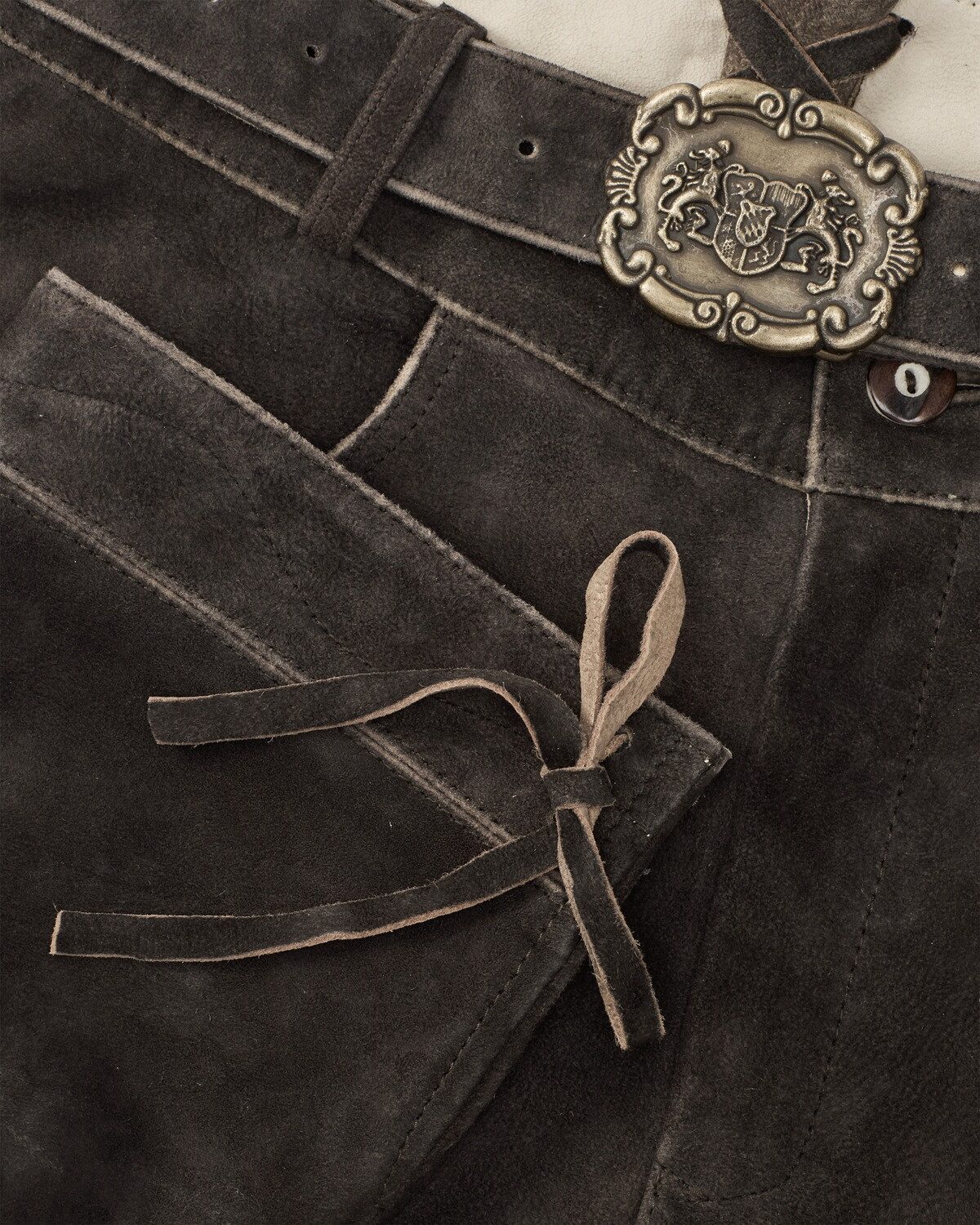 Almsach Trachtenlederhose Kniebund-Lederhose