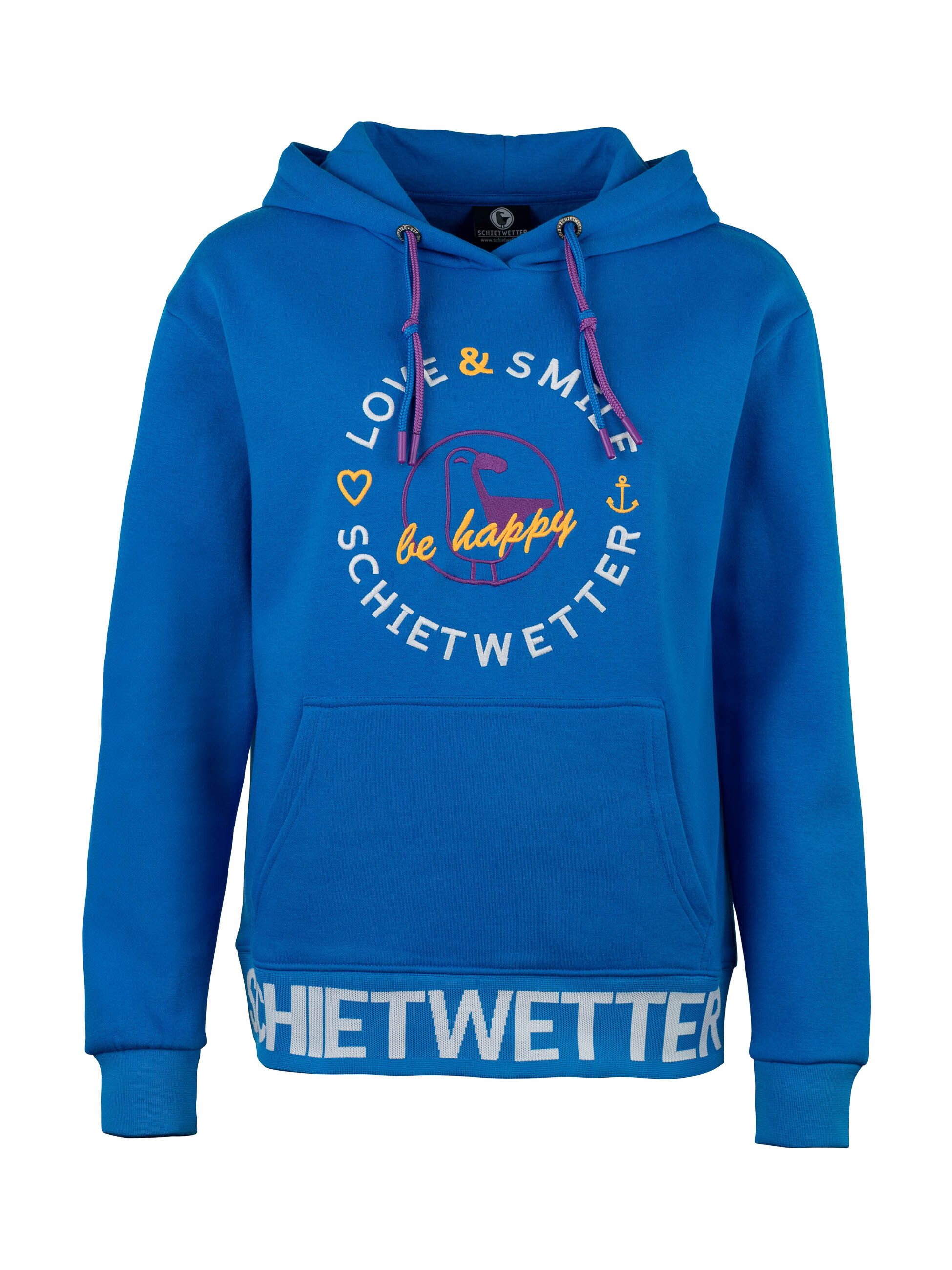 Schietwetter Kapuzenpullover Damen Hoodie "Haifisch Greta" günstig online kaufen