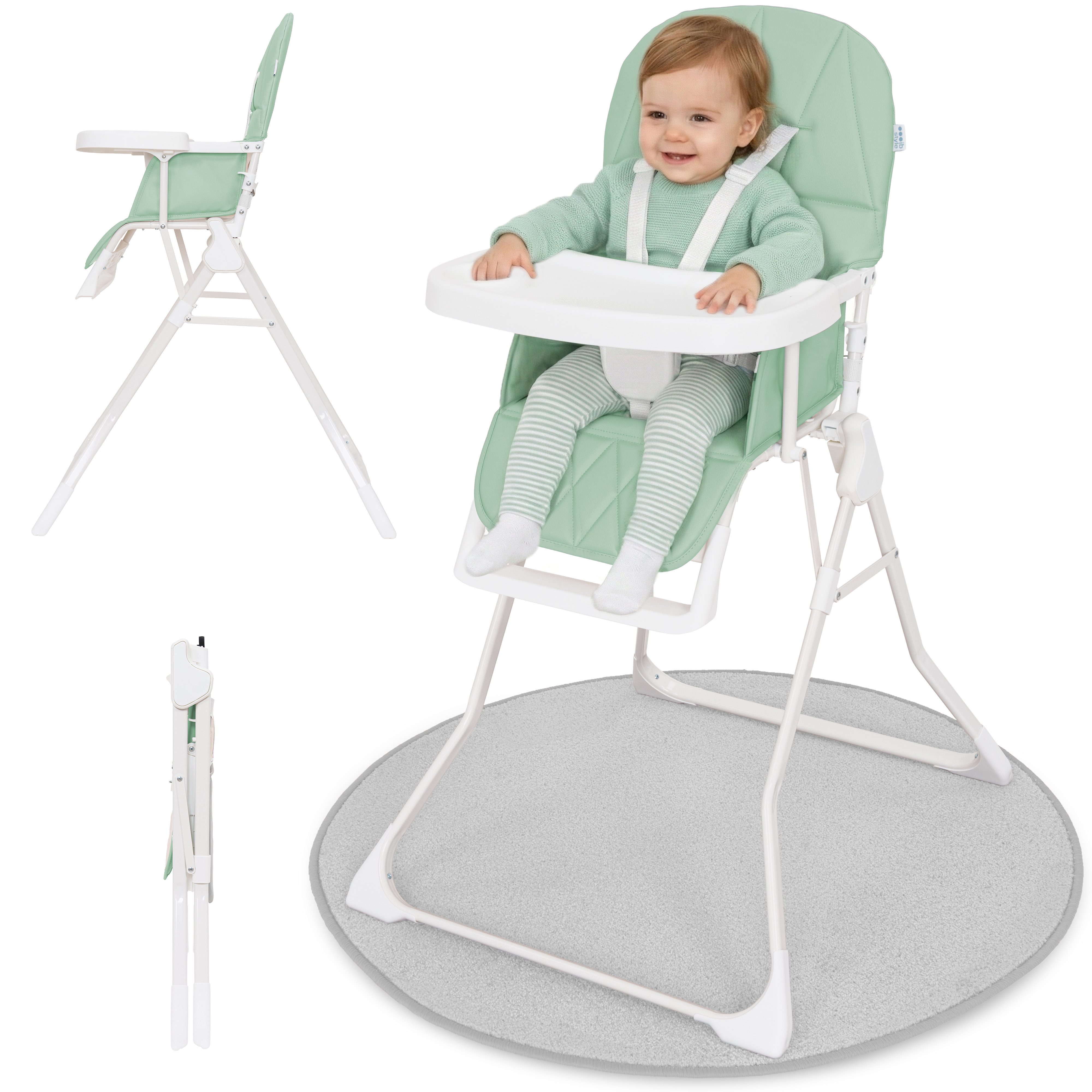 ib style Hochstuhl Leno, leicht (4kg) klappbar einfach zu reinigen