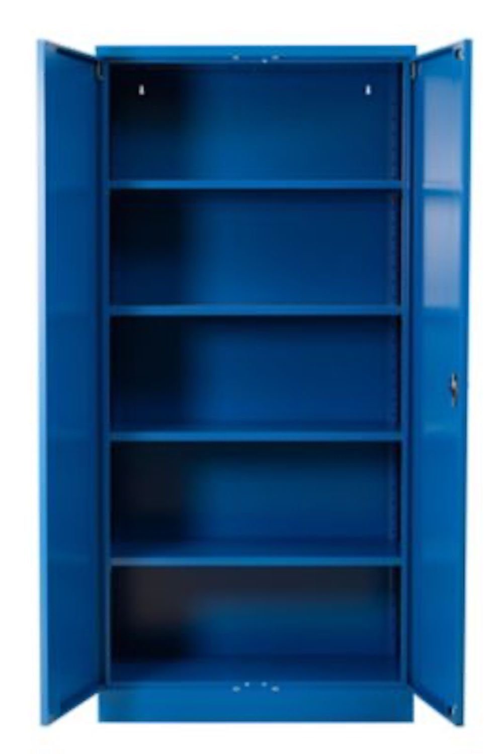 Grau-Rot Spind PROREGAL® Blau HxBxT 195x92x42cm, Bee, Stahlschrank