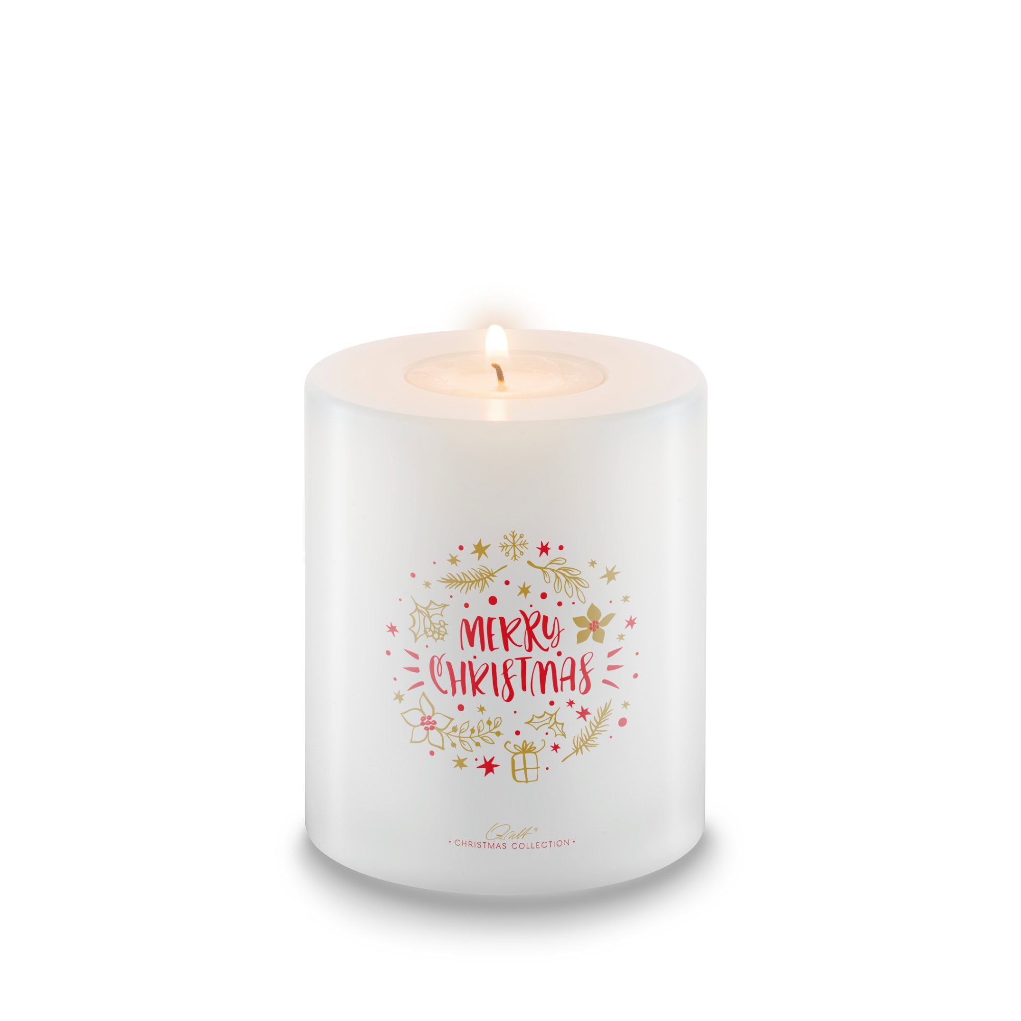 Qult Teelichthalter FARLUCE Trend 8 / 9 "Merry Christmas"