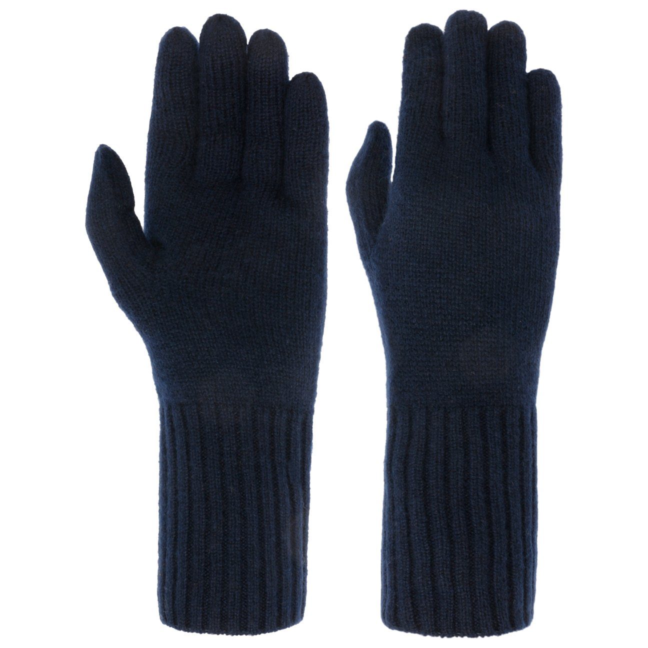 Seeberger Handschuhe Strickhandschuhe dunkelblau