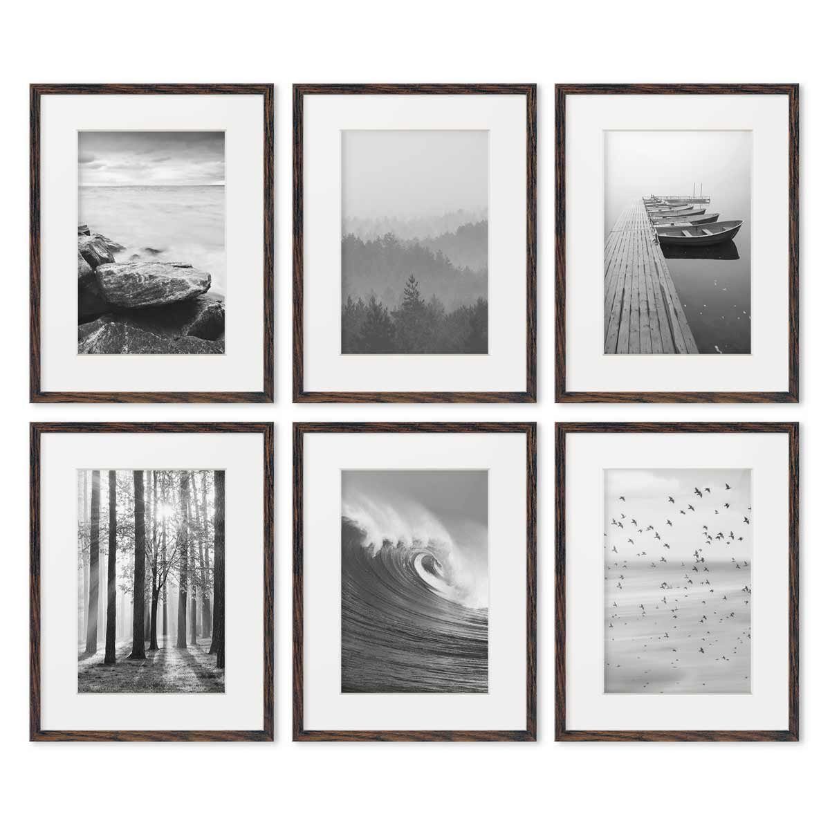 PHOTOLINI Bilderrahmen 6er Set 30x40 cm günstig online kaufen