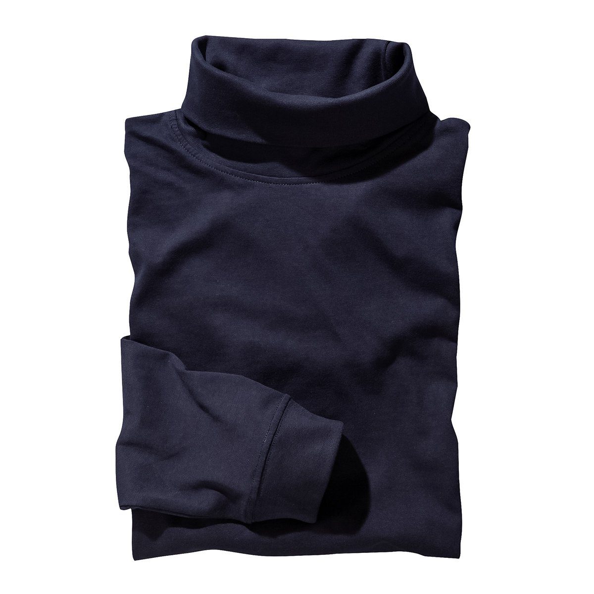 redfield Rollkragenshirt Redfield Rollkragen-Langarmshirt Übergröße dunkelb günstig online kaufen