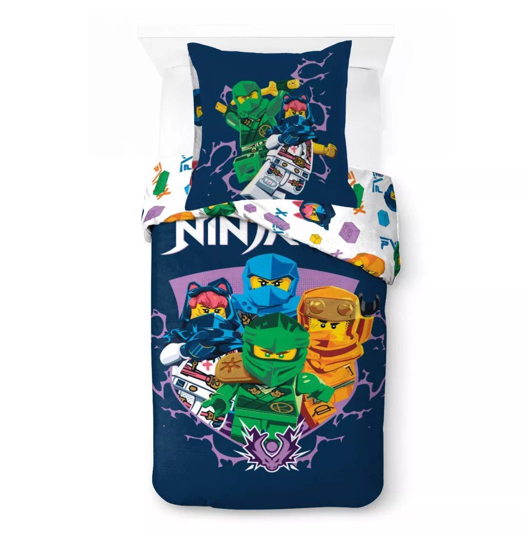LEGO® Kinderbettwäsche LEGO Ninjago Kinder-Bettwäsche Abenteuer jede Nacht!