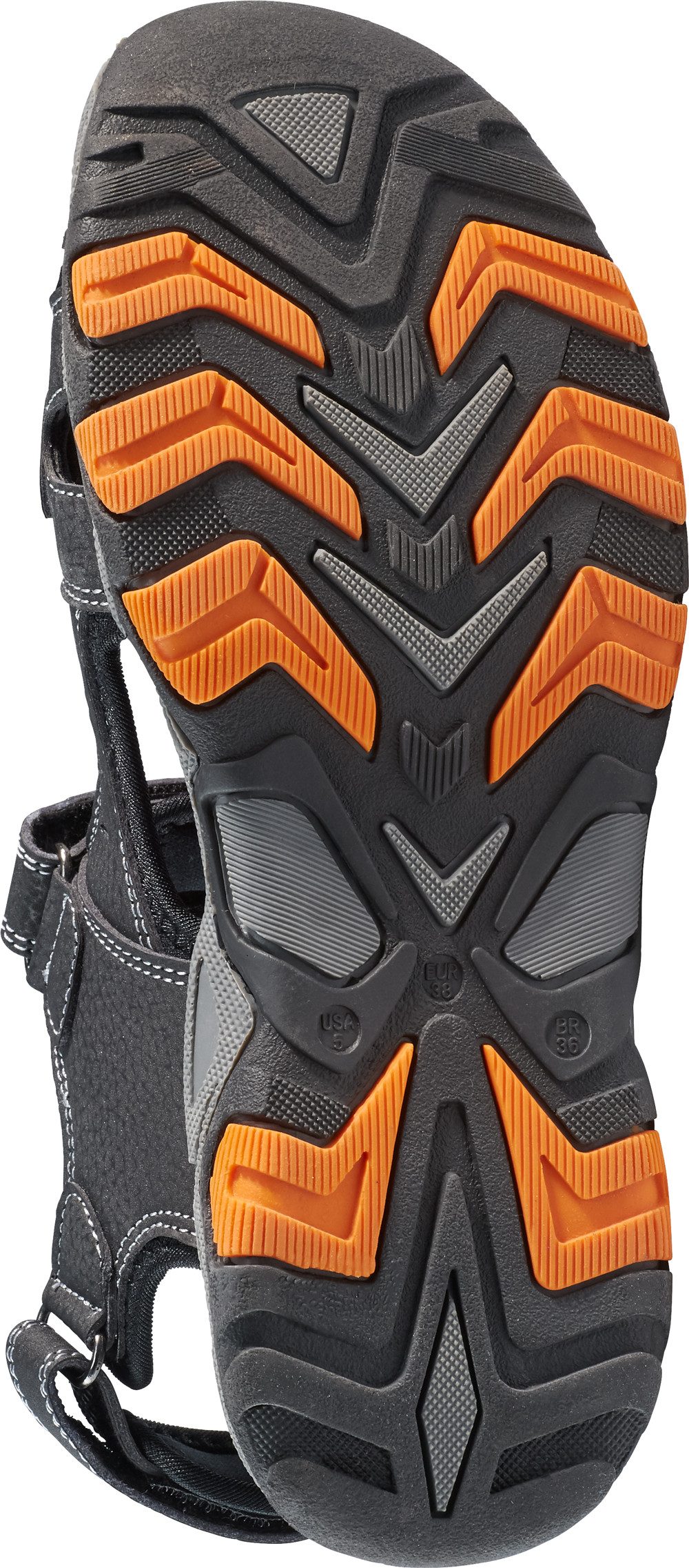 Nordcap Trekkingsandale Laufsohle mit Profil für mehr Trittsicherheit