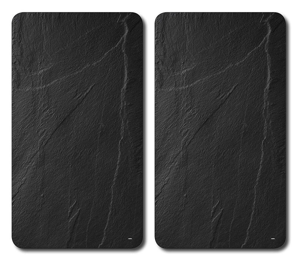 Kesper Herd-Abdeckplatte, Glas, (2er-set, bestehend aus 2 Herdabdeckplatten)