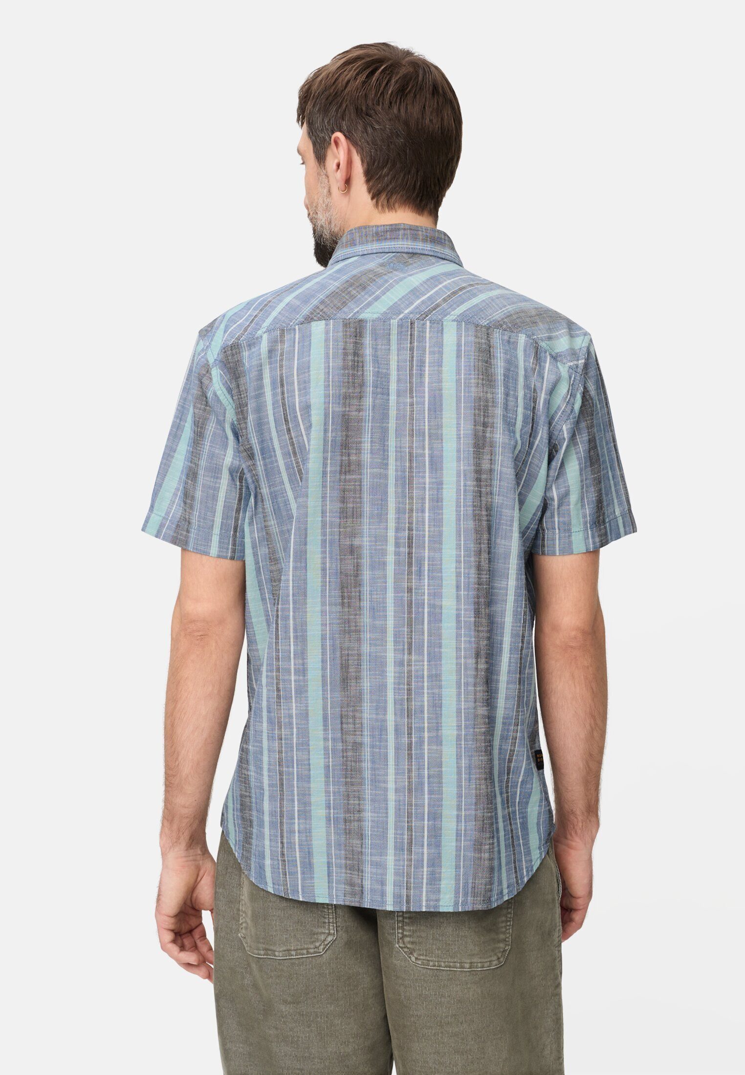 camel active Kurzarmhemd Karohemd aus reiner Baumwolle Kurzarm Button-Down günstig online kaufen