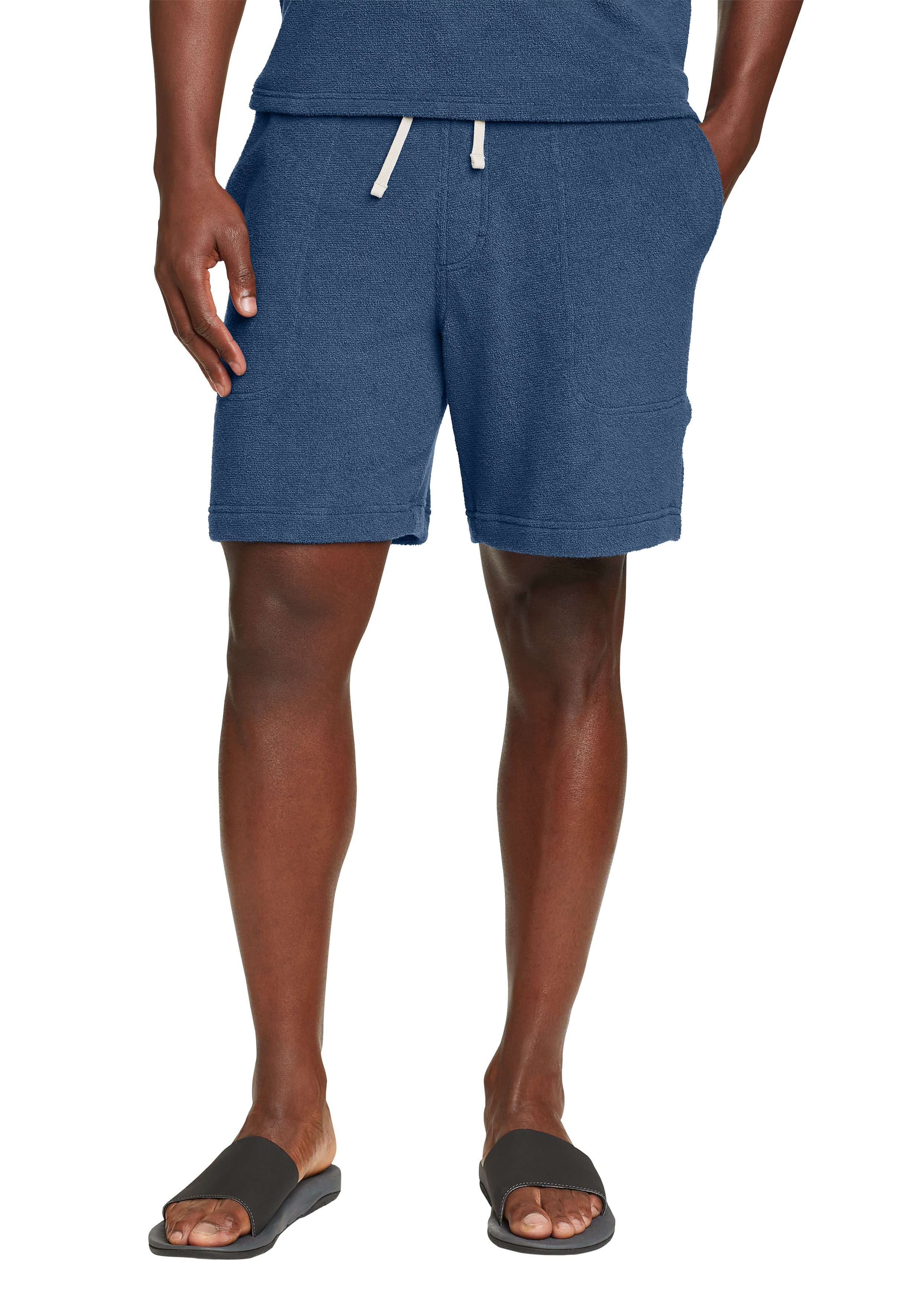 Eddie Bauer Shorts Tidewater Terry Shorts Dusted Indigo / Rauchiges Indigo