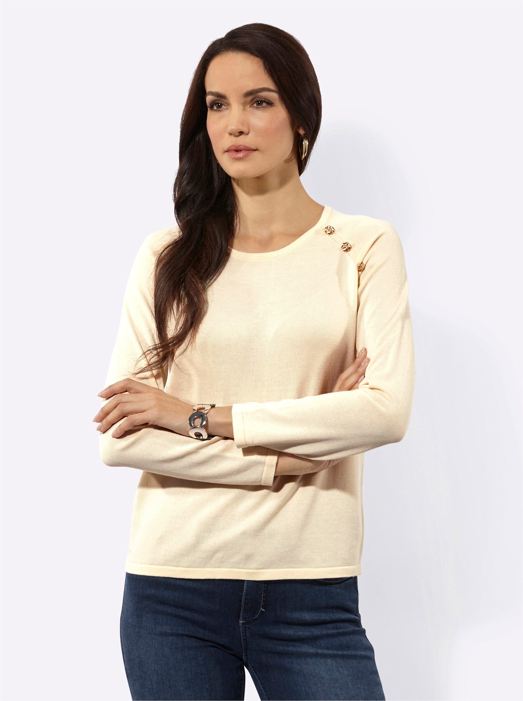Strickpullover Pullover Langarm Jersey