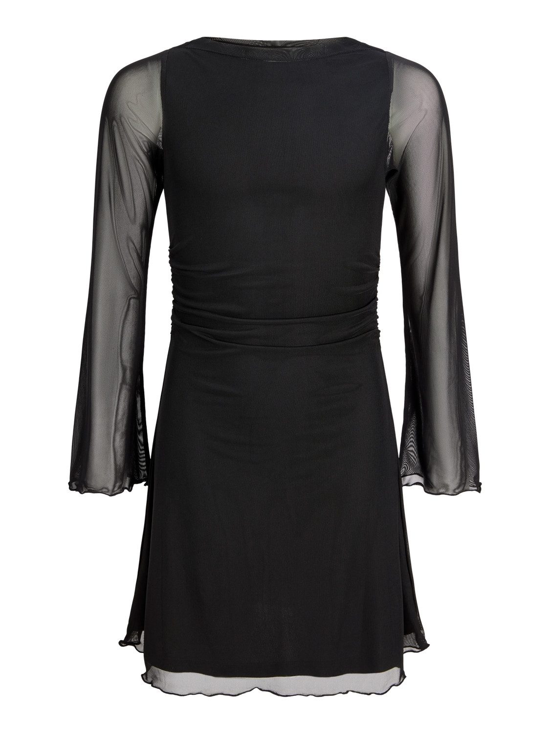 JJXX A-Linien-Kleid Jxminna Mesh Ls Dress Wvn Sn Grl