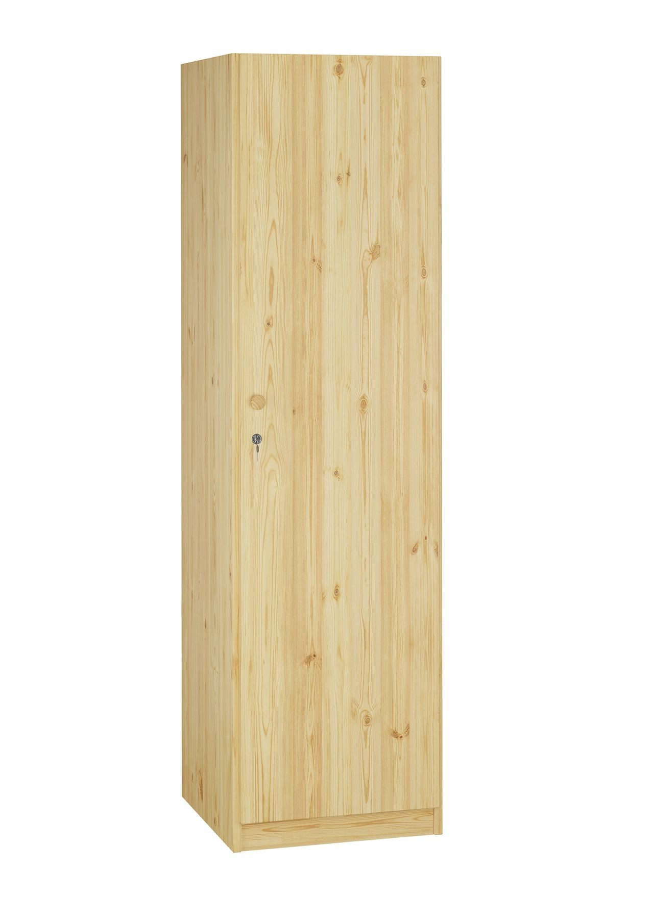 ERST-HOLZ Spind Holzschrank Kiefer Massiv Spind mit Fächer