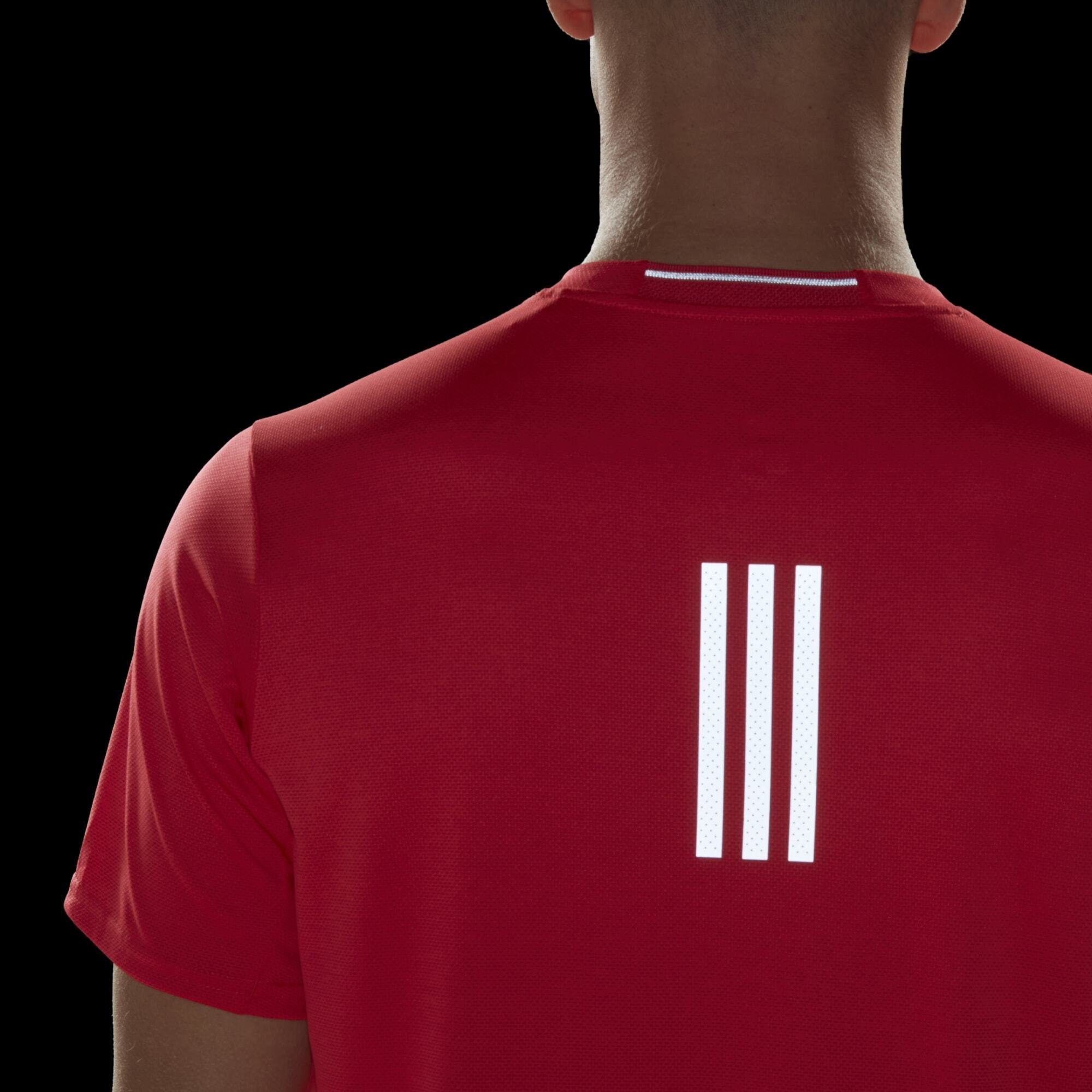 adidas Performance DESIGNED T-SHIRT Bright 4 Red RUNNING Laufshirt