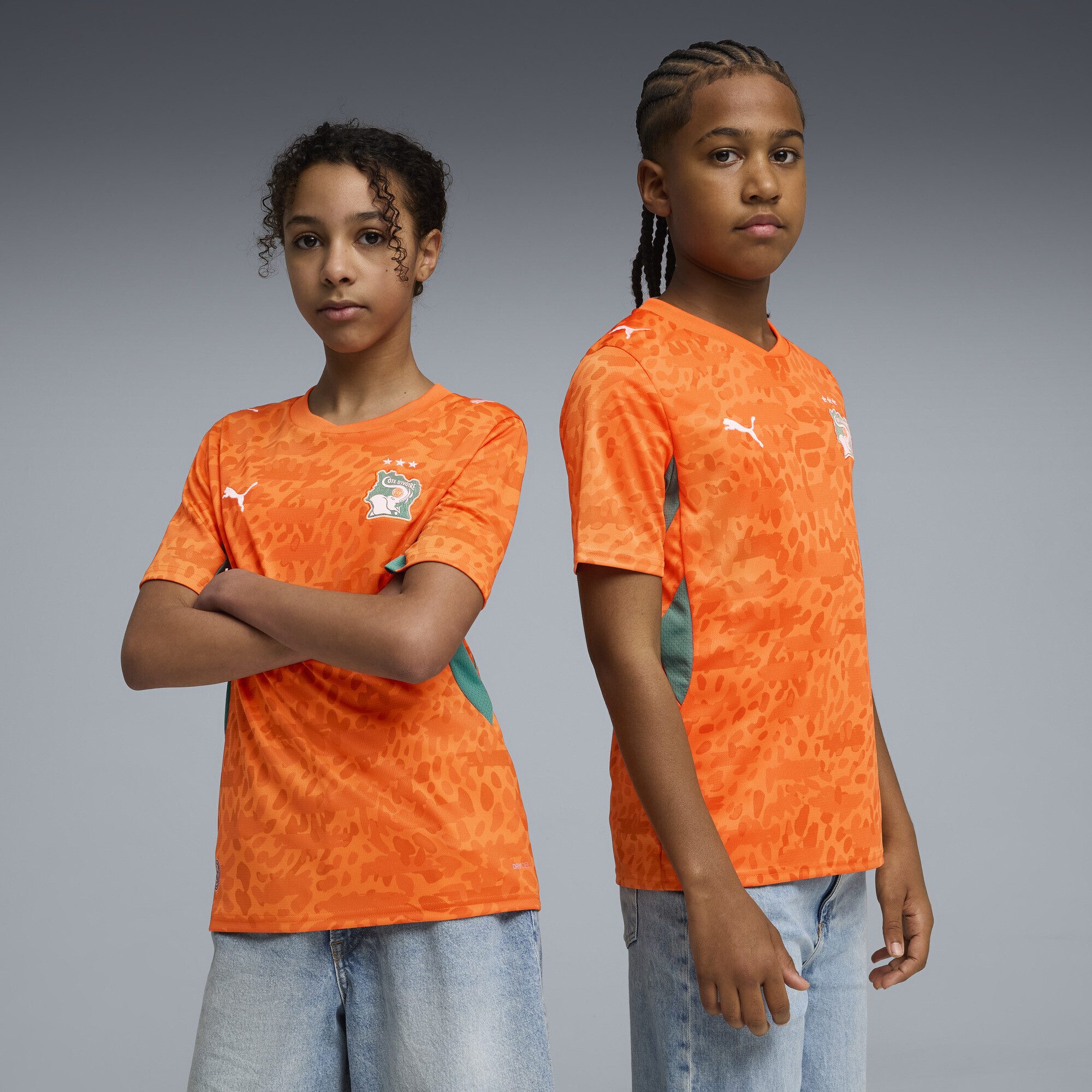 PUMA Trainingsshirt Elfenbeinküste 2026 Heimtrikot Jugendliche