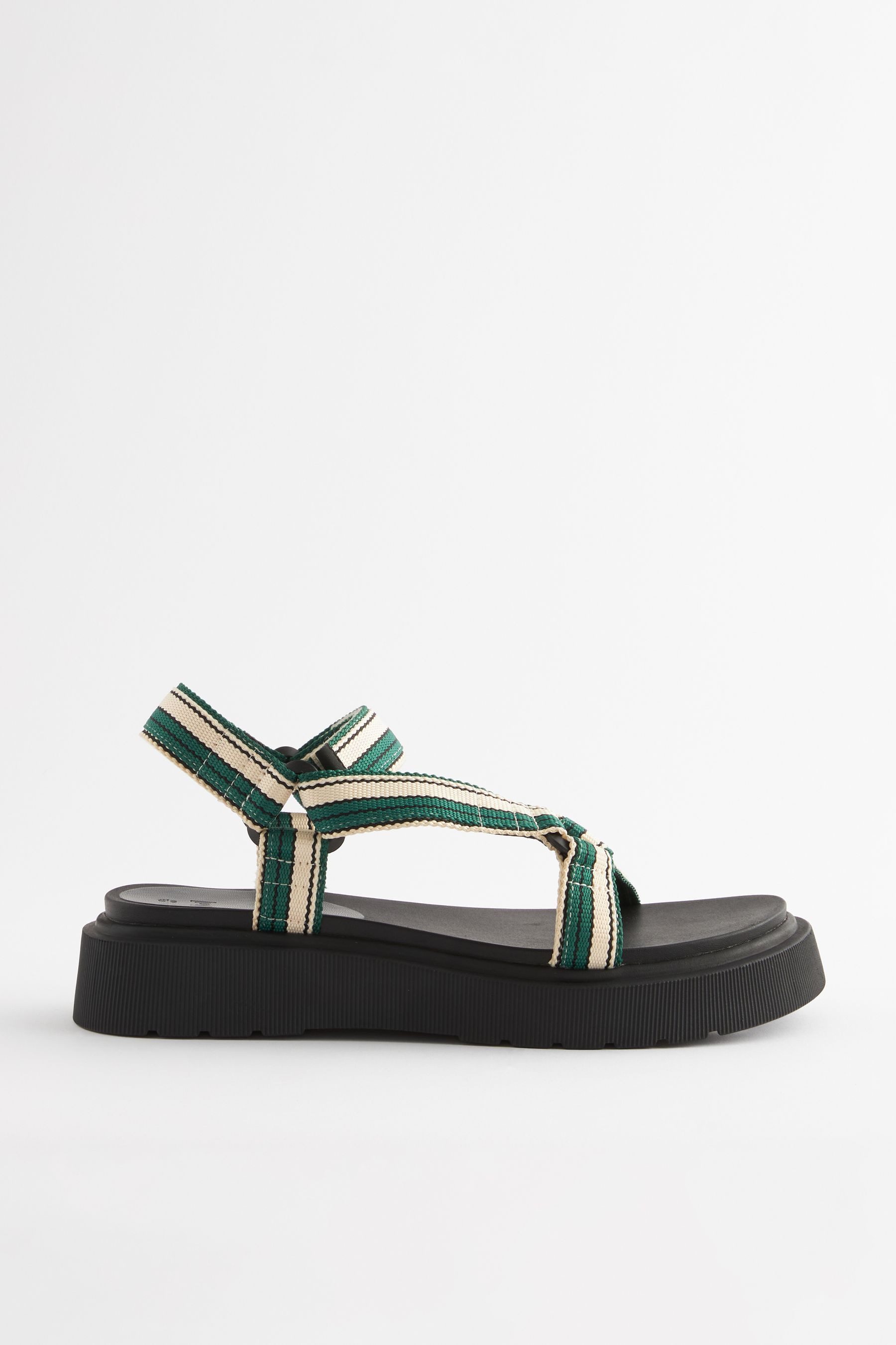 Next Robuste Webbing-Sandalen Keilsandalette (1-tlg) günstig online kaufen