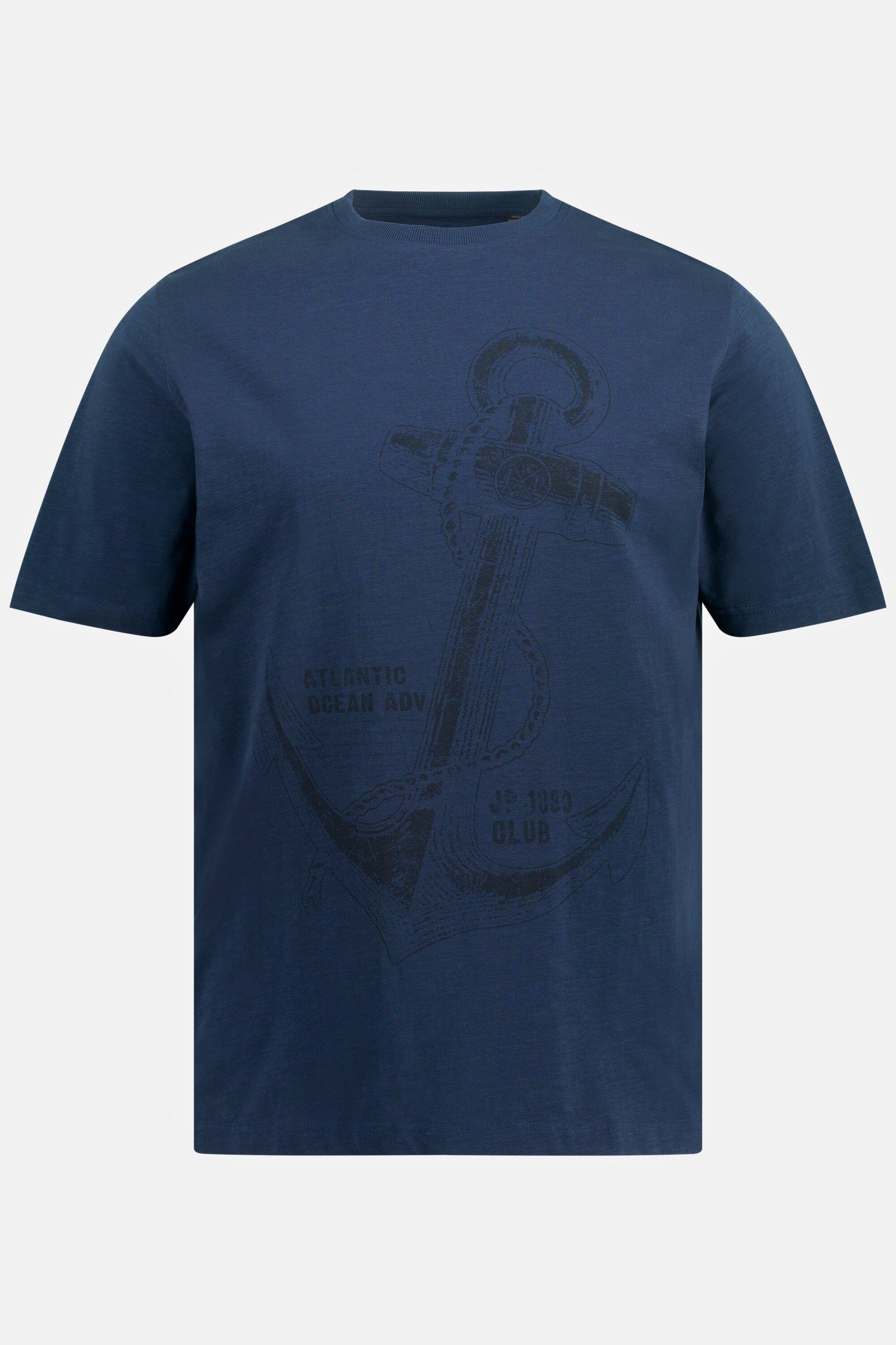 JP1880 T-Shirt T-Shirt bis 8XL Print Halbarm Rundhals Anker