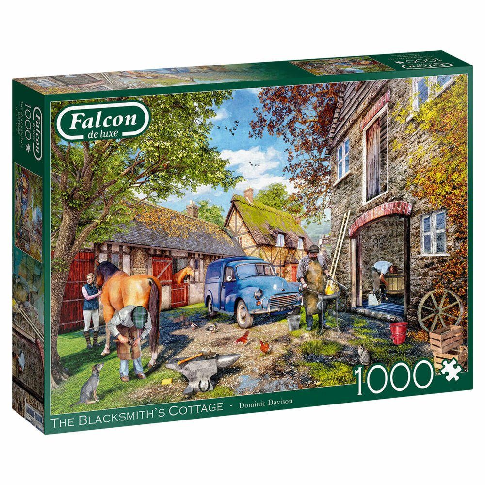 Jumbo Spiele Puzzle Falcon The Blacksmiths Cottage 1000 Teile, 1000 Puzzleteile