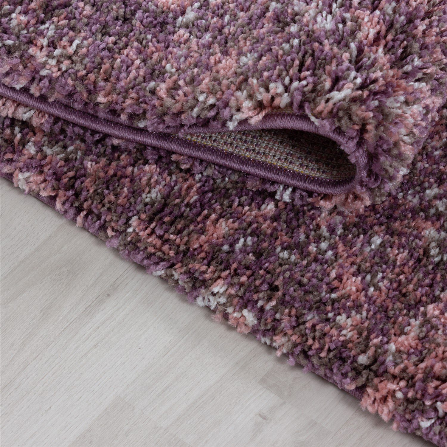 Hochflor-Teppich Florhöhe 30 mm, Pink Giantore, rechteck