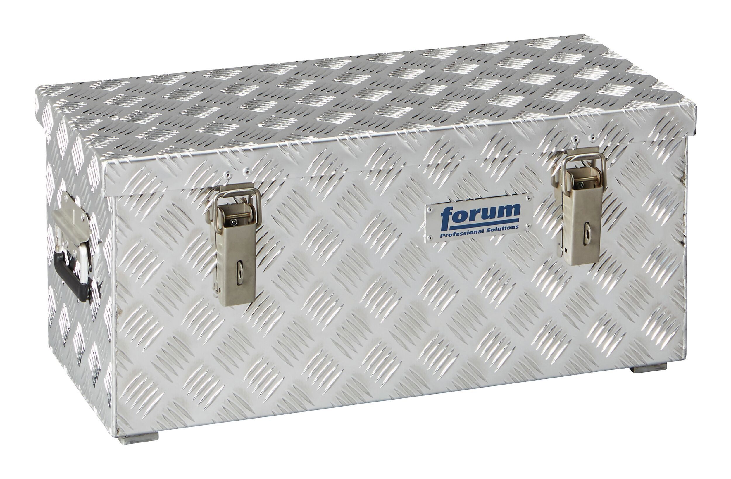 Thumbnail - forum® Stapelbox, Alu Transportkiste 628 x 275 x 280 mm Riffelblech 48 Liter