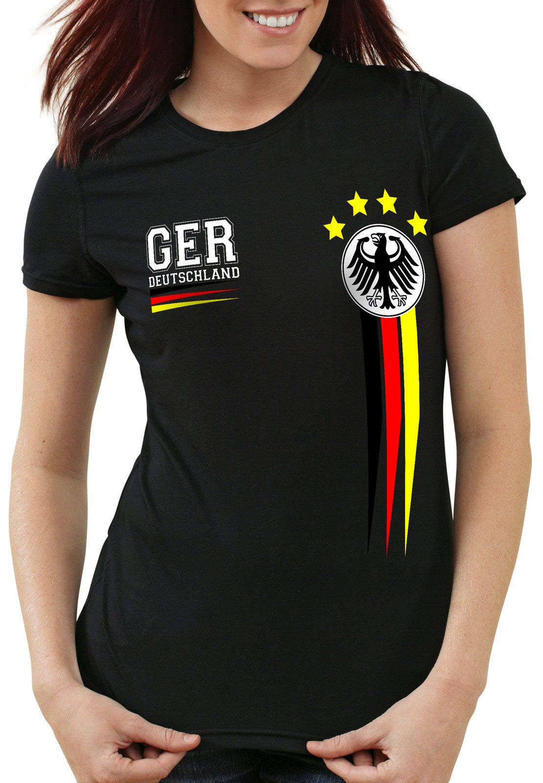 style3 T-Shirt Deutschland WM 2026 Weltmeister trikot fahne fußball stadion günstig online kaufen