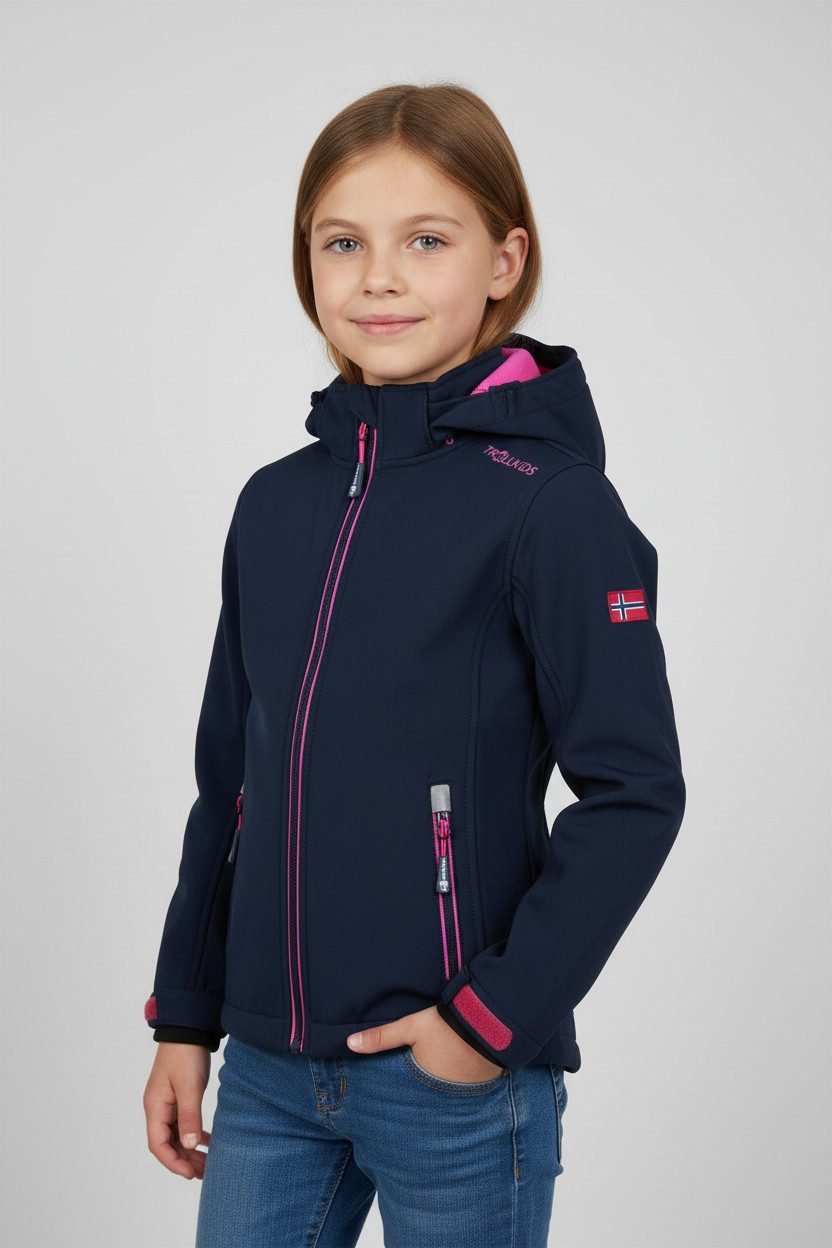 TROLLKIDS Softshelljacke GIRLS TROLLFJORD JACKET (1-St)