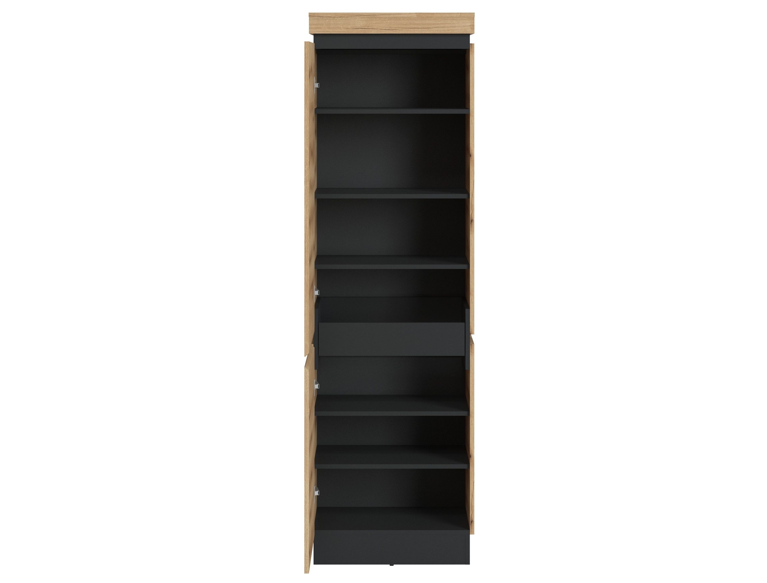 Meble Wójcik Garderoben-Set (3-teilig) in Evoke Eiche - 166x201x45 (BxHxT), (3-teilig)