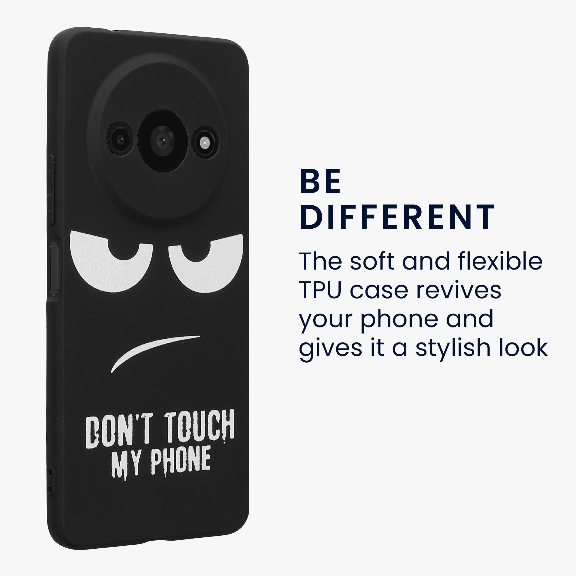 kwmobile Smartphone-Hülle Hülle für Xiaomi Redmi A3, Handyhülle Silikon Case
