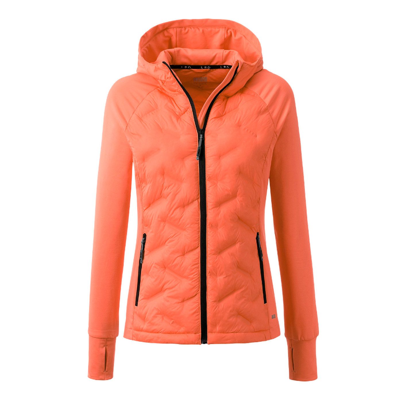 Linea Primero Trekkingjacke LPO - funktionelle modische Damen Stretch Hybrid Kapuzen Jacke Viona