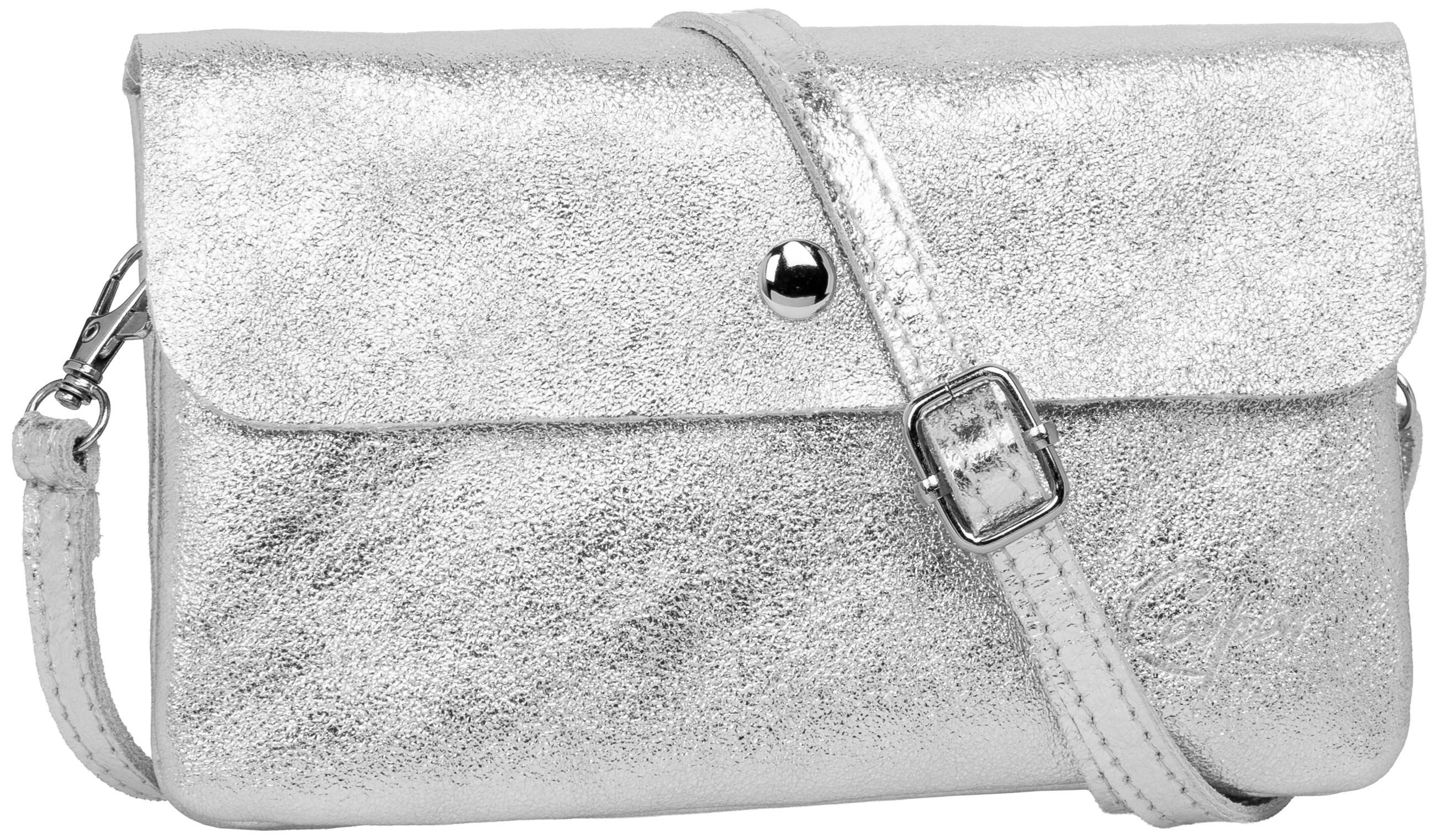 Caspar Umhängetasche Mini Leder Clutch Damen Handtasche - CLASSIC LINE - Mo günstig online kaufen