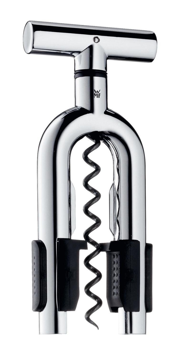 Korkenzieher VINO, mit Drehkurbel, Flaschen- & Korkenhalter