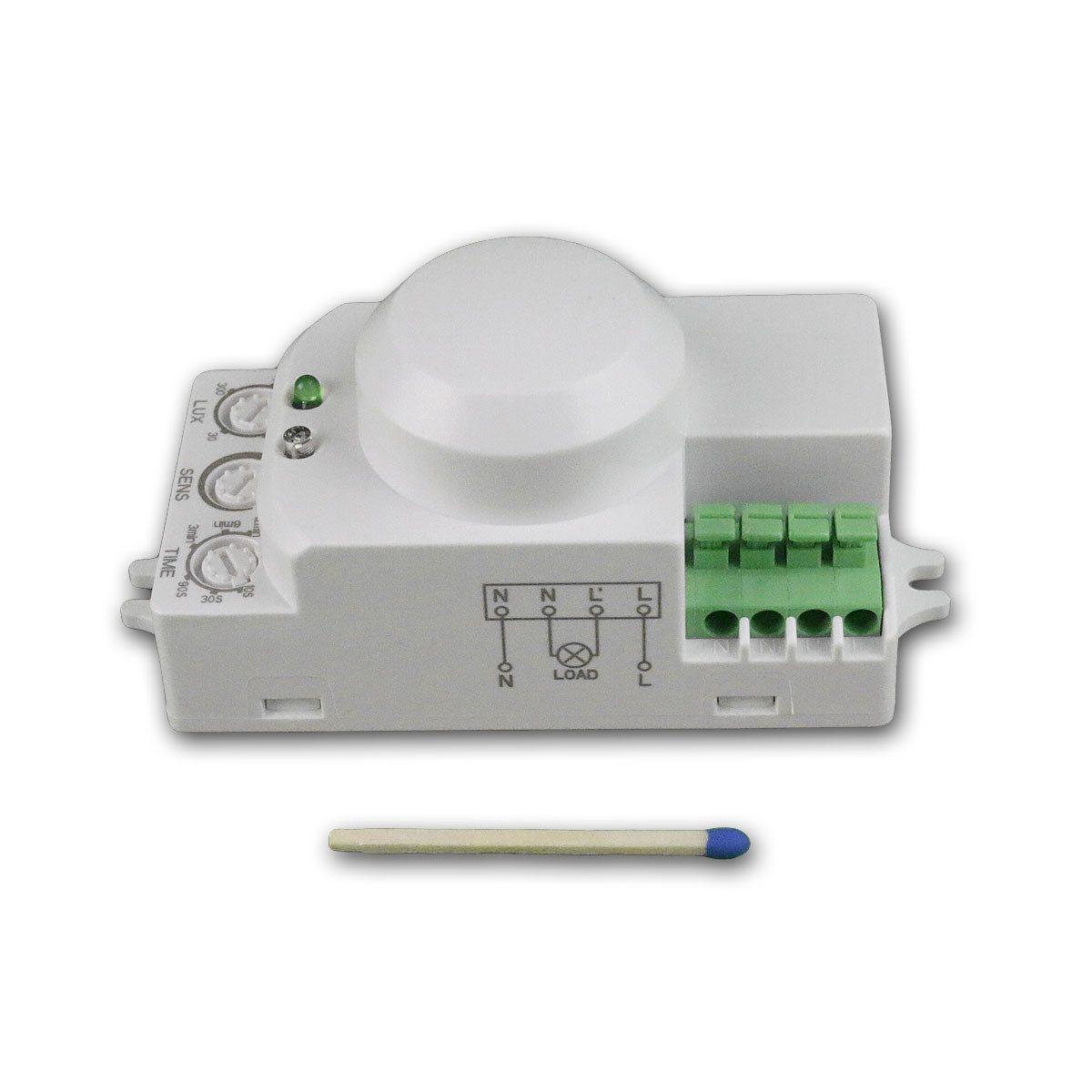 McShine Bewegungsmelder Mikrowellen Bewegungsmelder "LX-701C" 230V/1200W