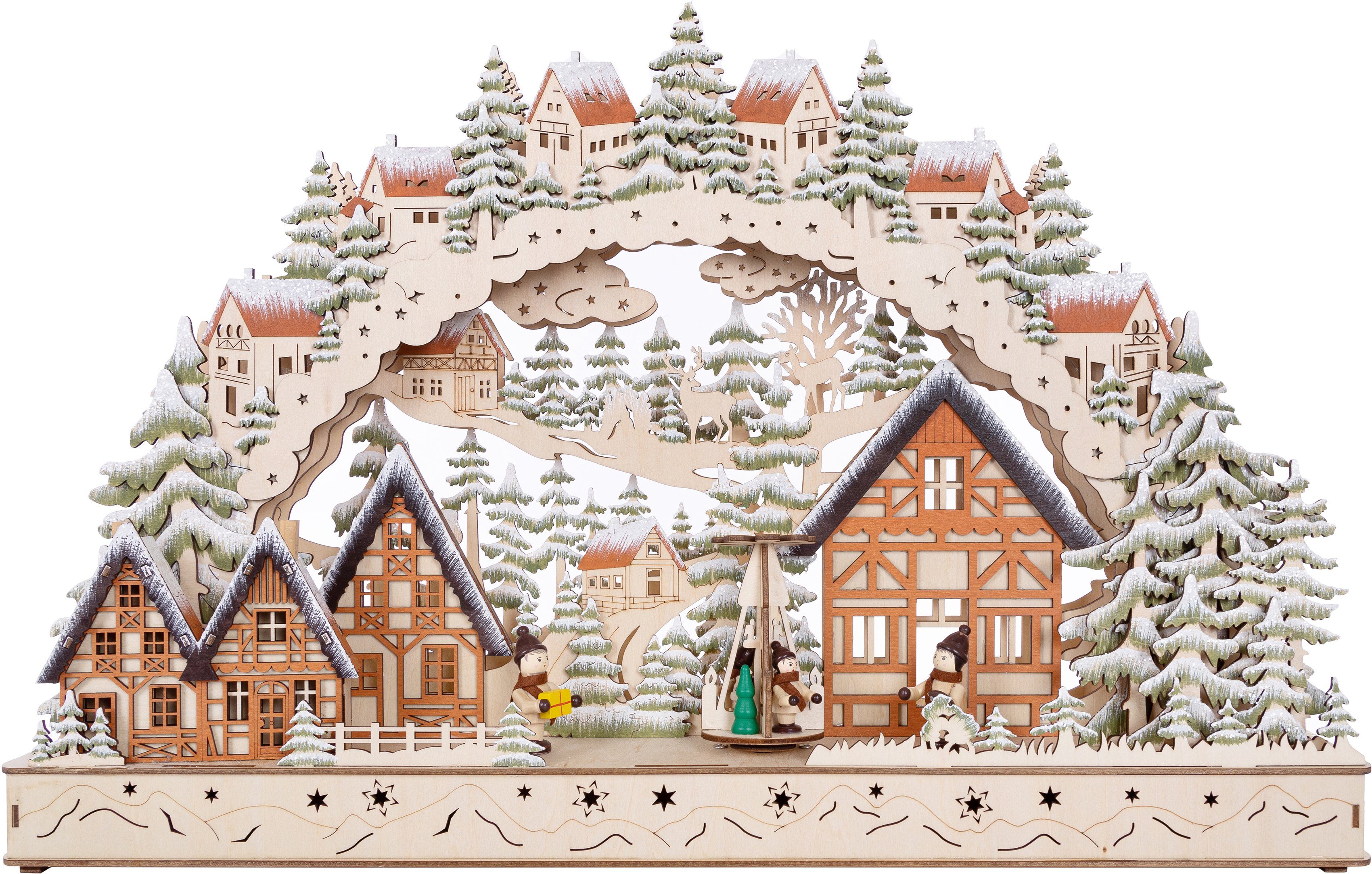 Myflair Möbel & Accessoires LED Schwibbogen Weihnachtsdeko (1-tlg), aus Hol günstig online kaufen