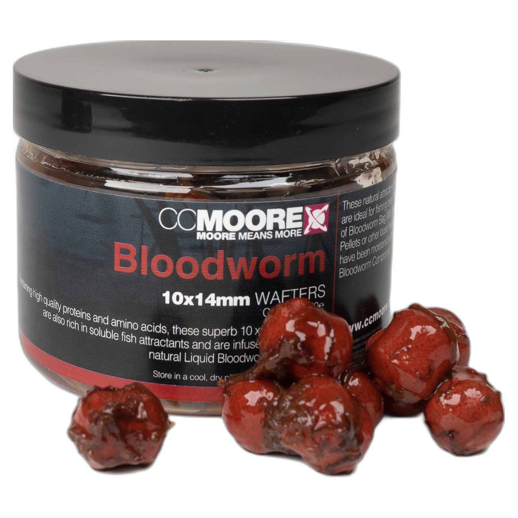CC Moore Fischboilies Bloodworm Wafters 10X14mm