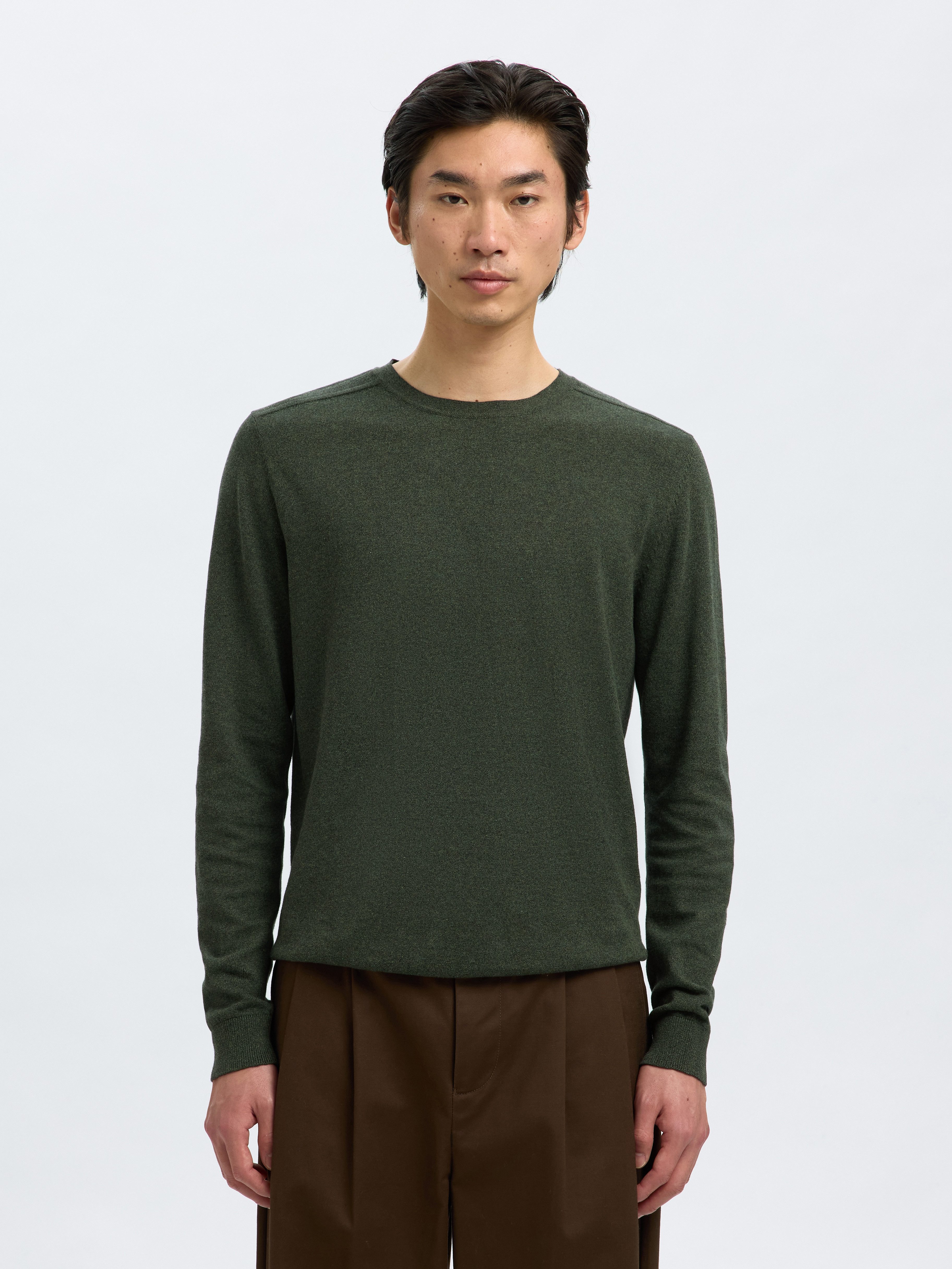 SELECTED HOMME Strickpullover SLHBERG CREW NECK günstig online kaufen