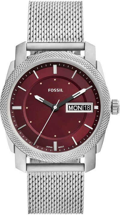Fossil Quarzuhr MACHINE, FS6014, Armbanduhr, Herrenuhr, Datum, analog