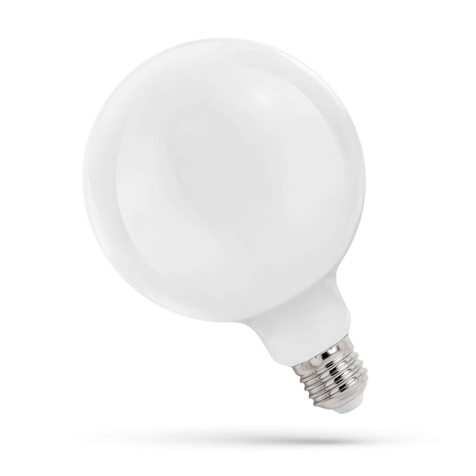 SpectrumLED LED-Leuchtmittel LED E27 G125 Globe Filament matt 11W=88W 230V 1300lm Neutralweiß 4000K, E27, Neutralweiß