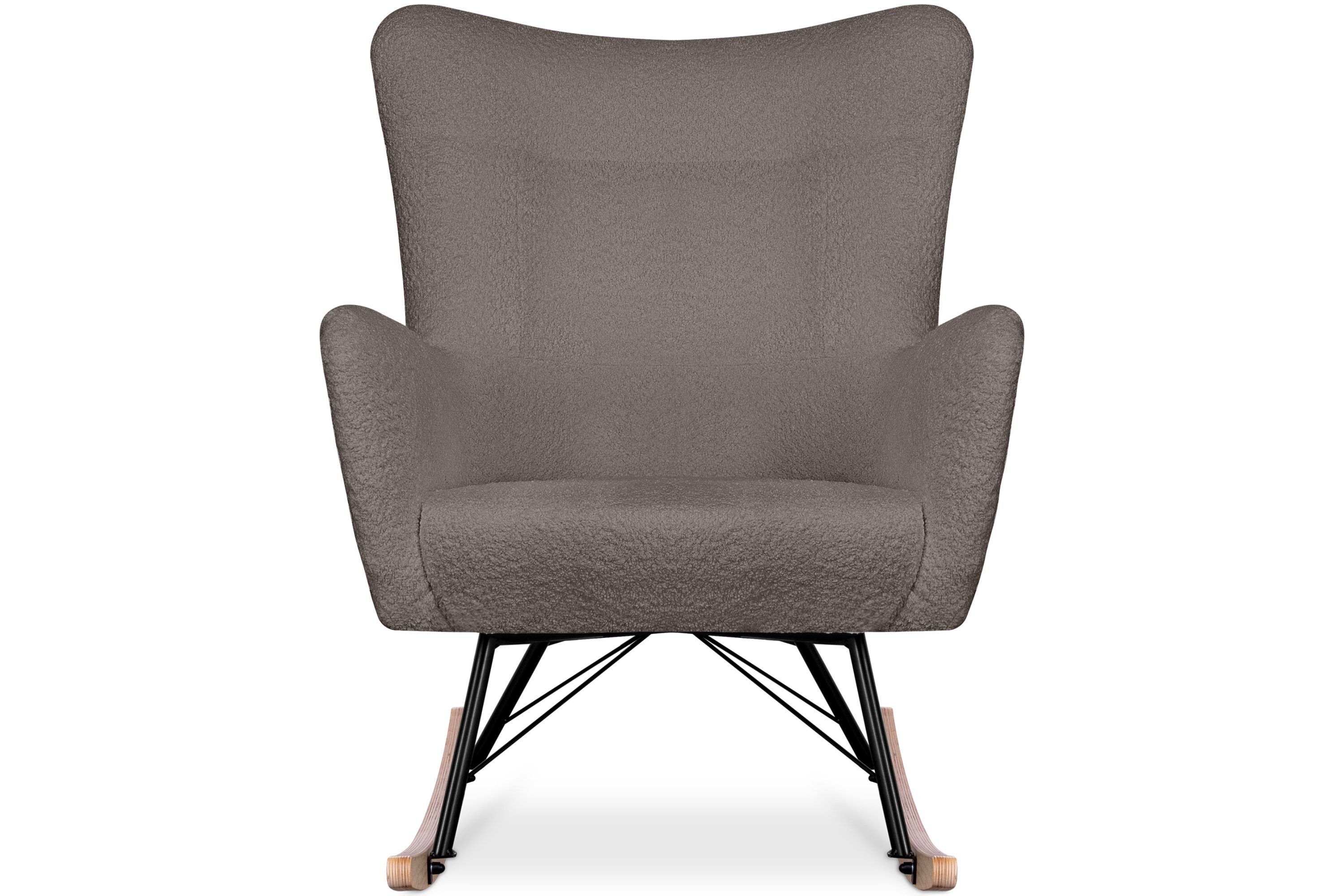 mehr breiter Sitz Stil, Stillsessel, jeden Konsimo braun Schaukelstuhl Komfort, EU Schaukelsessel ADDUCTI | ein Hergestellt in für für braun