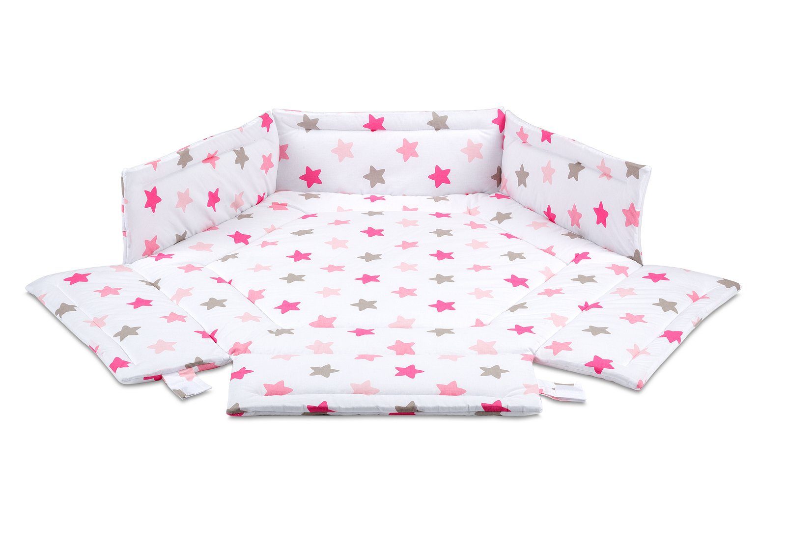 FabiMax Laufgittereinlage 6-eckig (115x100 cm), mit Seitenschutz, Obermater günstig online kaufen