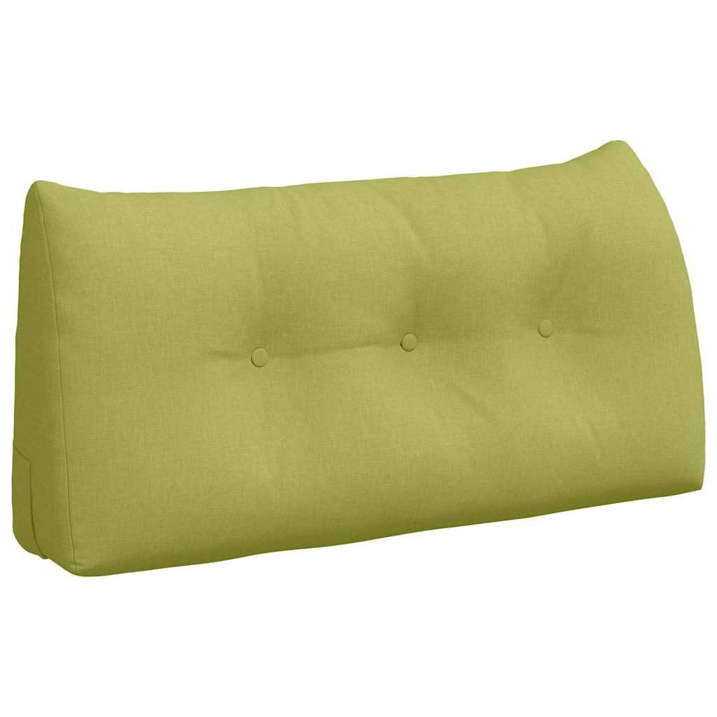 vidaXL Rückenkissen Rücken Kissen Hellgrün 100 x 24 x 50 cm Stoff, 1-tlg.