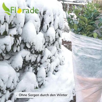 Florade Wintervlies Wintervlies - Thermovlies - Winter Pflanzenschutz - Frostschutz, 1.6m / 1m (Menge = Meter am Stück) / 19g/m² (Leichter Schutz)