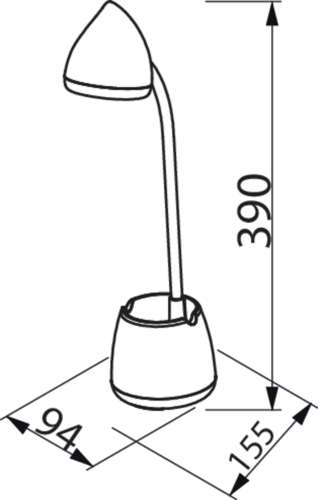 Philips LED betrieb Tischleuchte integriert, LED möglich Akku Hat, Tageslichtweiß, Dimmfunktion, fest