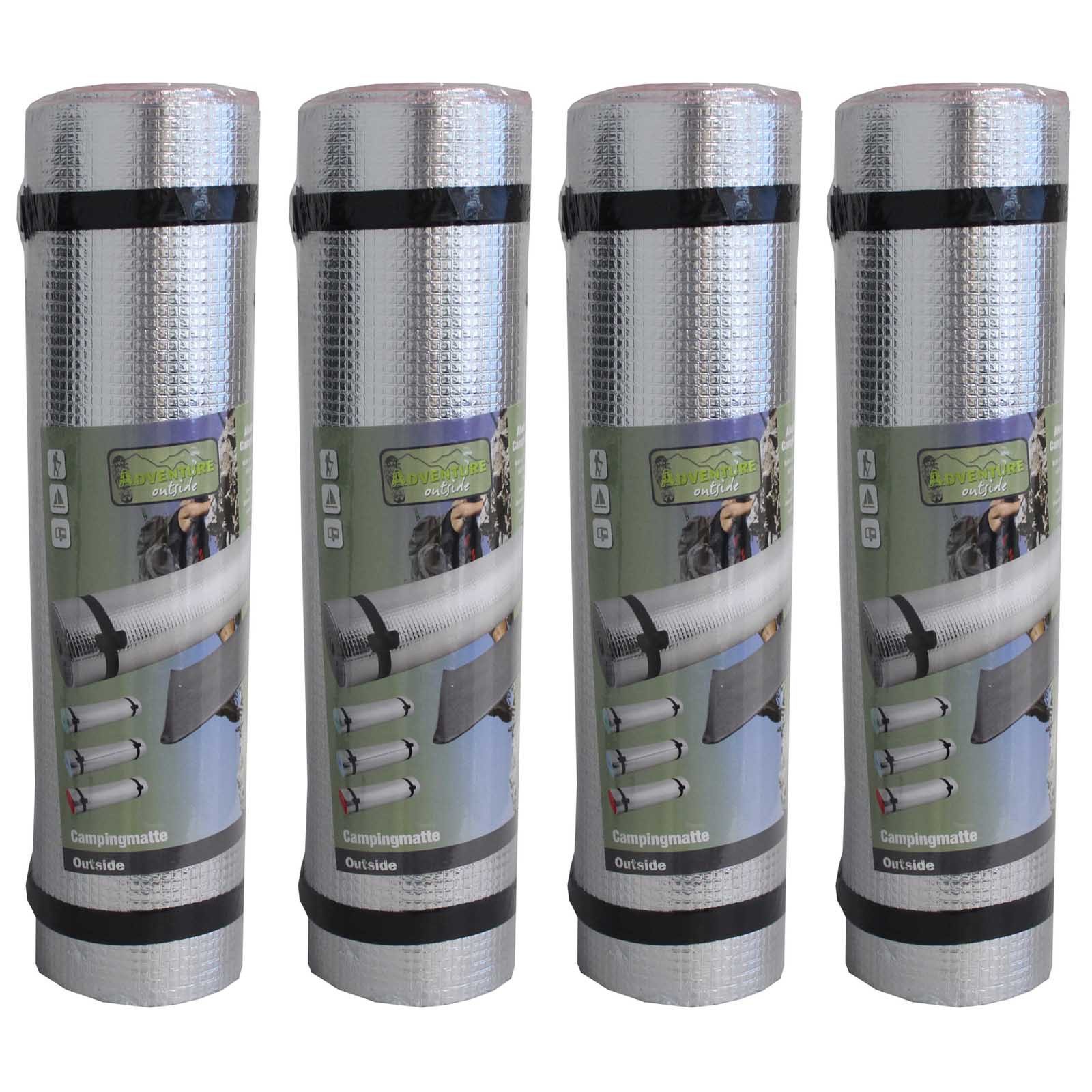 HAC24 Isomatte Alu Outdoor Campingmatte Alumatte Zeltmatte Schlafmatte, (4- günstig online kaufen