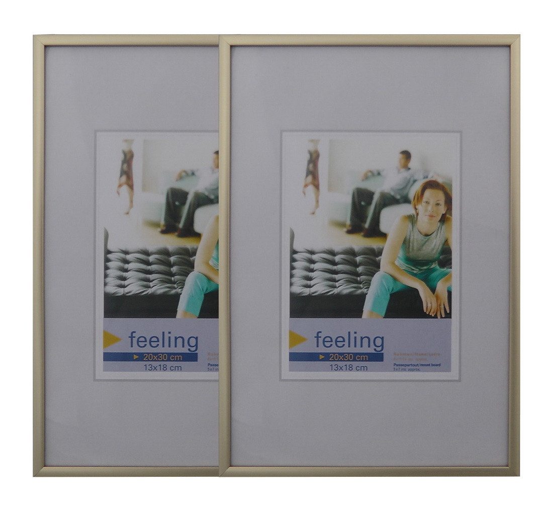 Oslo MasterLine Bilderrahmen-Set Fotorahmen Kunststoff mit Glasscheibe Coll günstig online kaufen