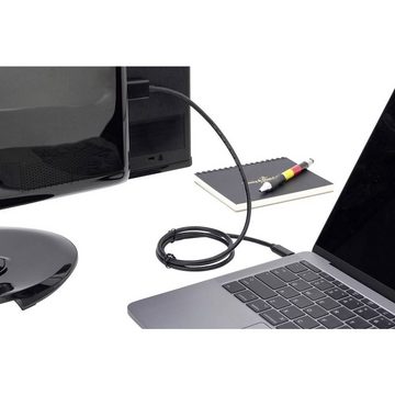 Digitus USB-C®® Adapterkabel, Type-C auf DP St/St, 2.0m, HDMI-Kabel, Geschirmt, doppelt geschirmt