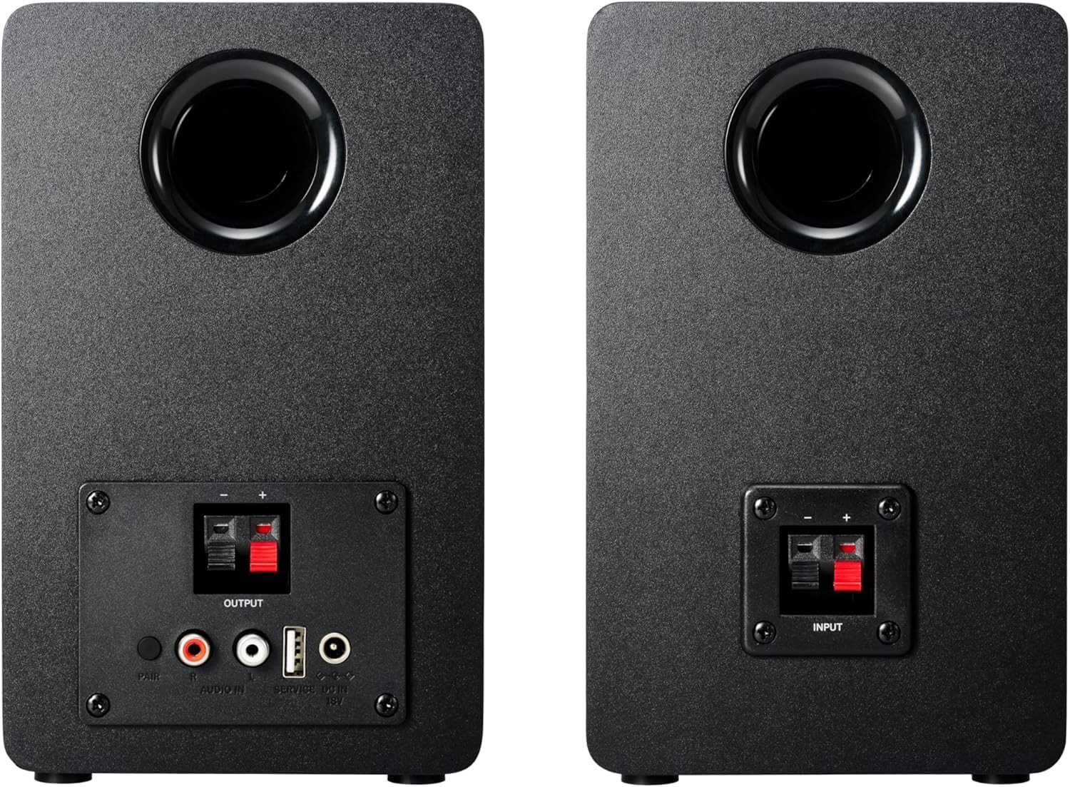 audio-technica AT-SP3X Bluetooth-Lautsprecher (2-Wege aktiv, Bluetooth, Kompaktlautsprecher, schwarz)