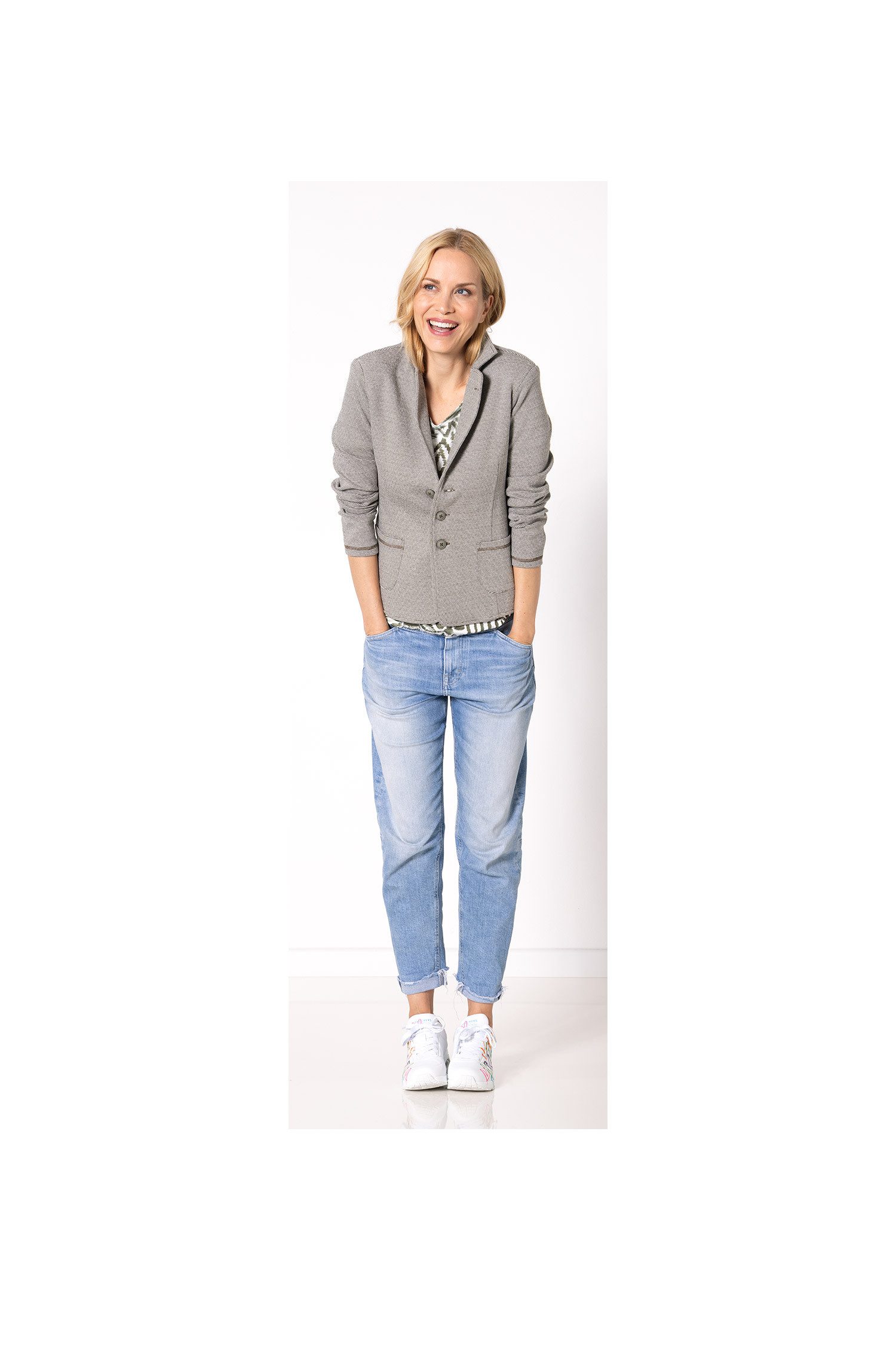 SER Kurzblazer Blazer Jacquard W2260307