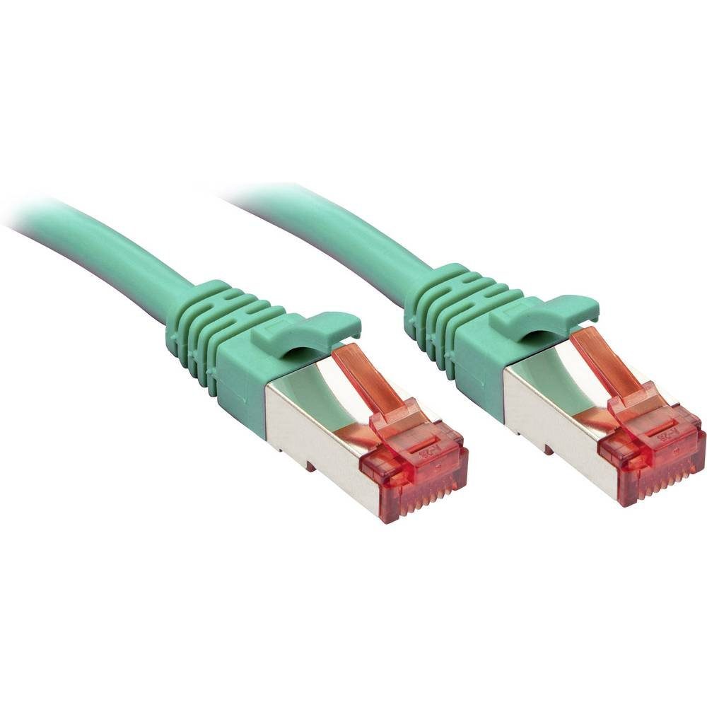 LAN-Kabel, S/FTP Rastnasenschutz Kabel,1m Cat.6 Lindy mit