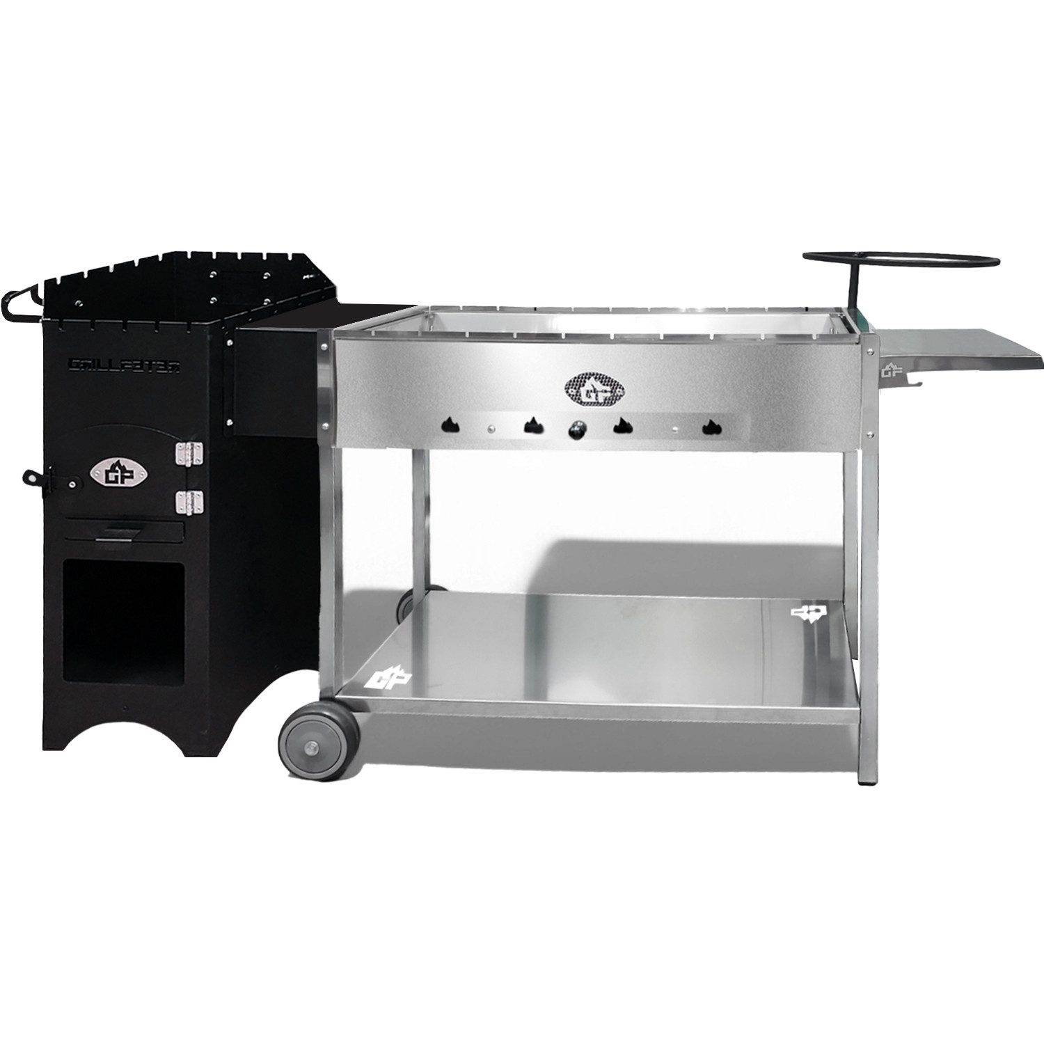 Grillpeter Holzkohlegrill Grillstation Batyr modulare Grillsystem für Kasan und Schaschlik