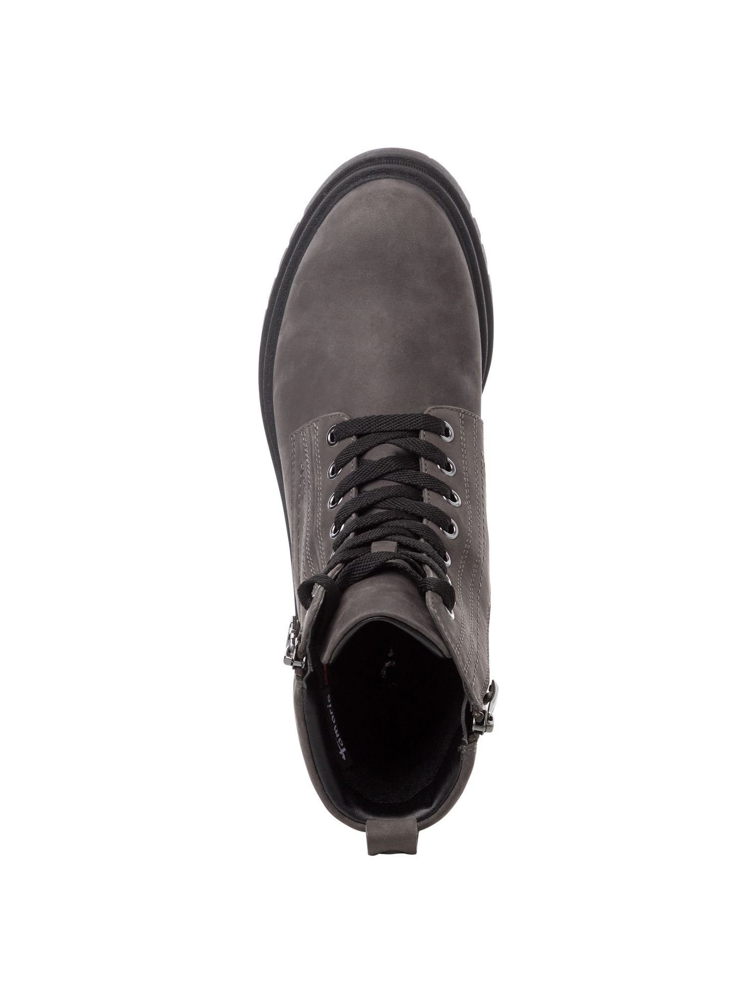 Tamaris Gore-Tex, Removable Sock aus Leder kein Absatz Schnürstiefelette Gore-Tex