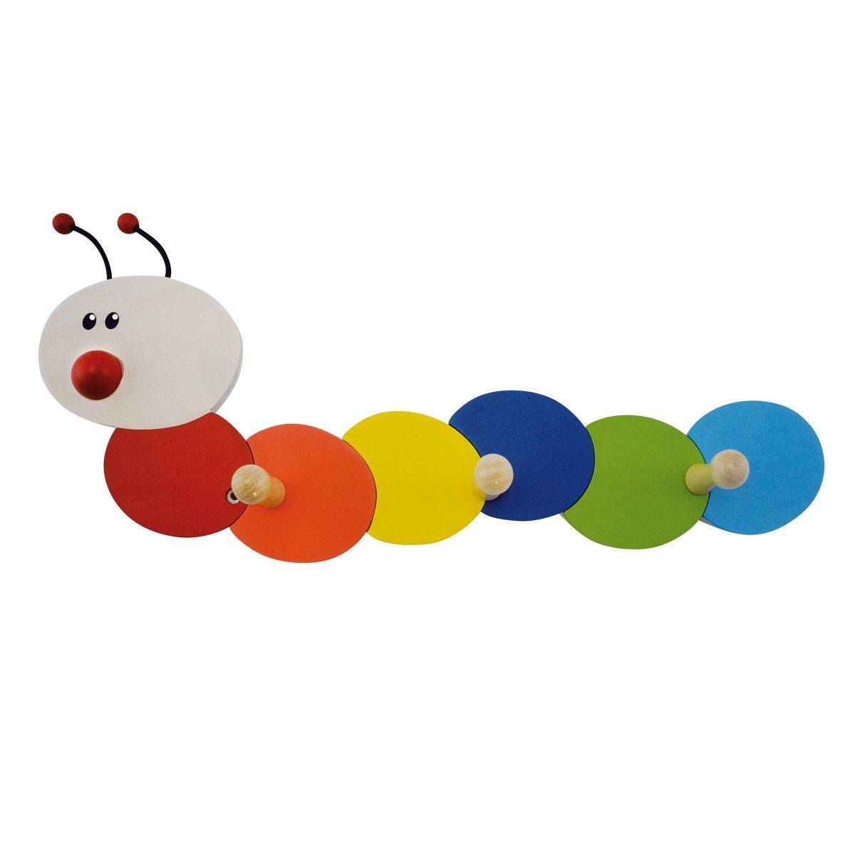 BIECO Garderobenhaken Bieco Garderobe Kinder Raupe günstig online kaufen